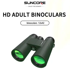 12x42 HD Adult Binoculars, High Magnification with Phone Adapter, Ultra-Bright Bak4 Prism Design, Ideal for Bird Watching