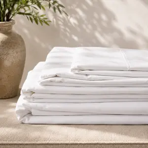 4-Piece Brushed Microfiber Bed Sheet Set - Ultra Soft, Deep Pocket Bedding, Wrinkle Resistant, Cooling Sleep, Hypoallergenic Sheets & Pillowcases