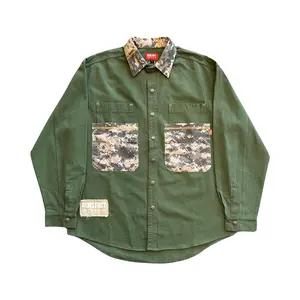 Camo Pocket Button Up