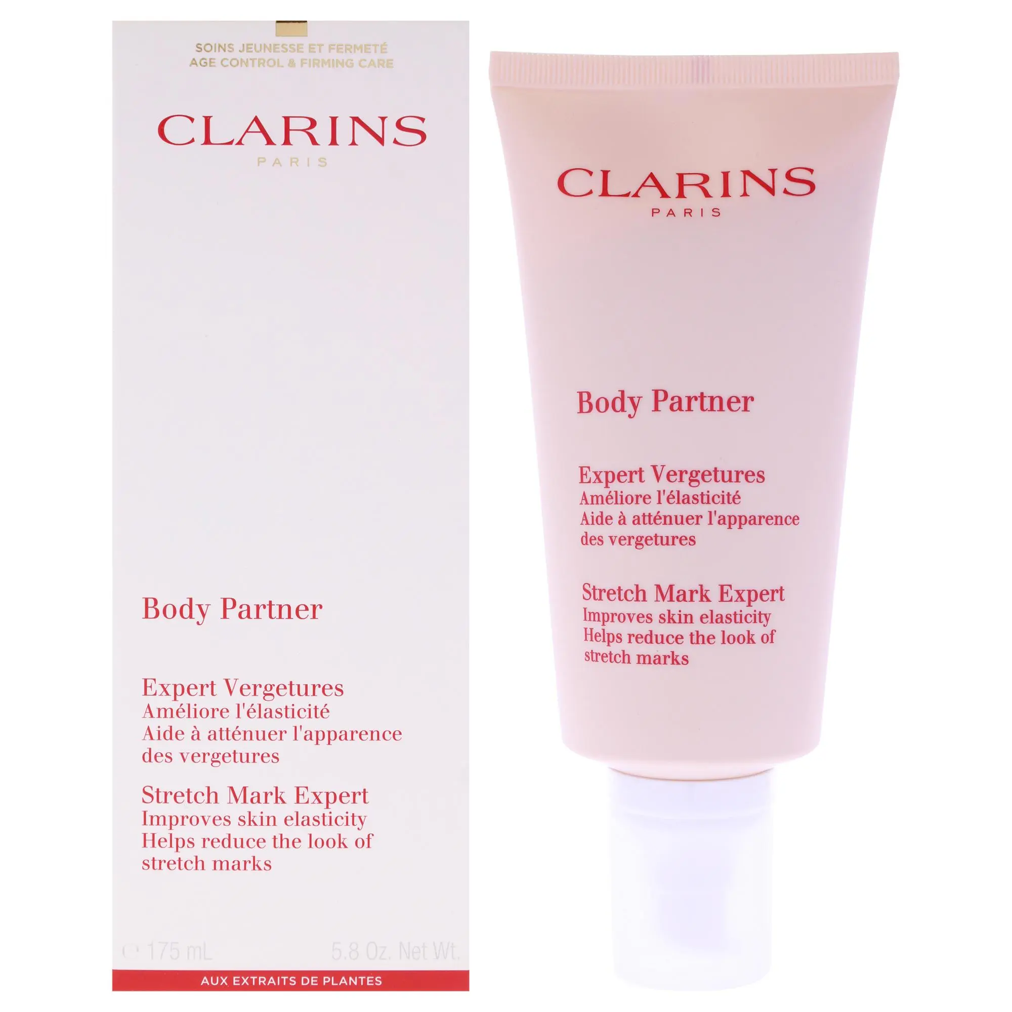 Clarins Body Partner Stretch Mark Expert Unisex Body Lotion - 5.8 fl oz