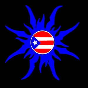 CAR STICKER #4 with FLAG, 4"X4" Waterproof Vinyl