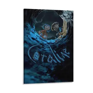 Coraline's Dreamlike Poster, Sunroom Aesthetics, Matte Canvas Print for Room Enhancement, Sunroom Aesthetic Focal Poster Canvas Poster Bedroom Decor Sports Landscape Office Room Decor Gift Frames Ornaments