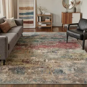 【Deals For You Days】BEIMO Modern Abstract Rug – Soft, Non-Slip, Pet Friendly, Machine Washable Rug, Area Rug Ideal for Living Room, Bedroom, Kitchen, Hallway, Elegant Floor Decor ,DT5001-BLOOM