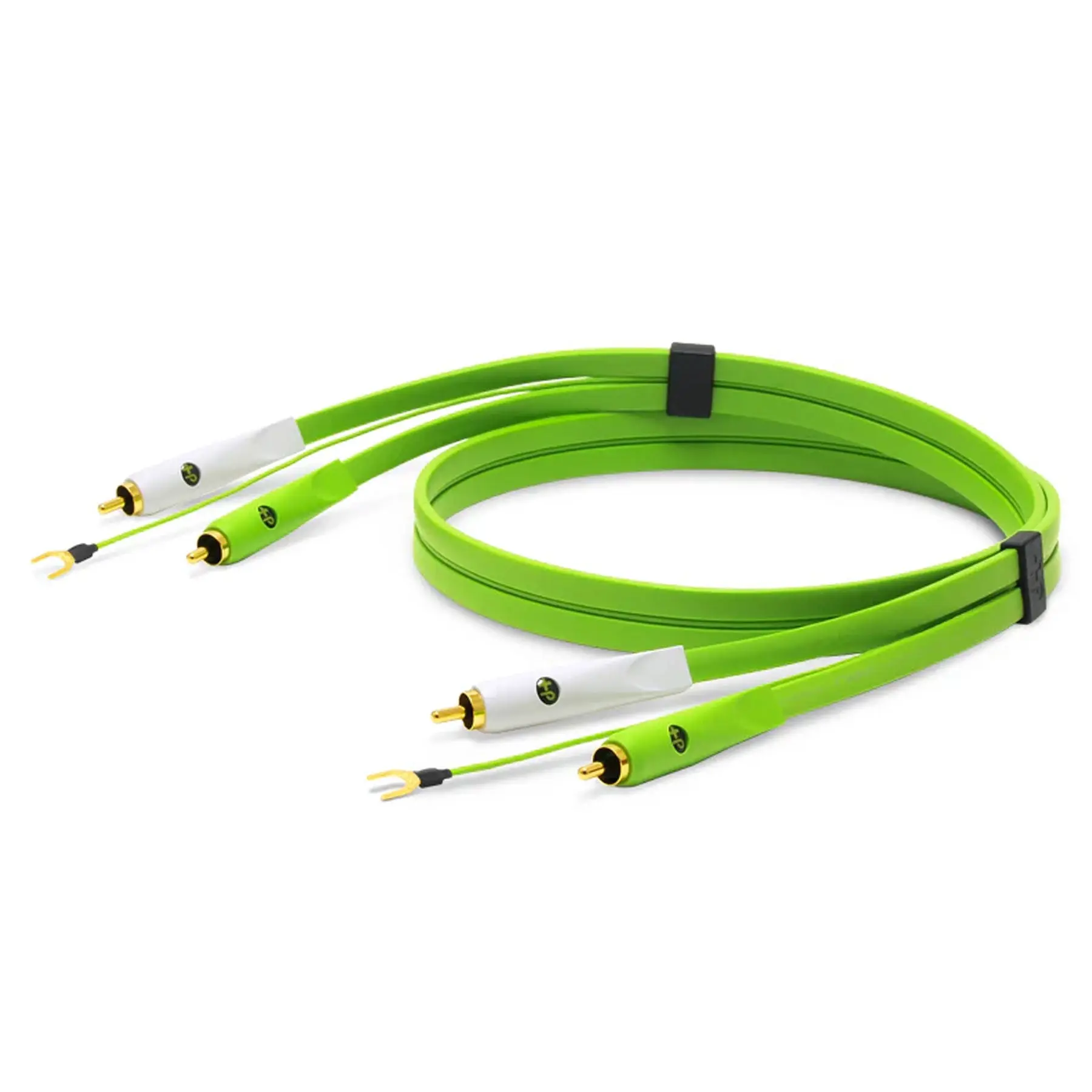 Oyaide NEO d+ Premium Copper Analog Audio RCA Cable with Detachable Ground Wire - 1.0M/39.37in, 1 Male-to-Male Stereo Pair, Plug-and-Play for DJs, Musicians, Distortion-Free Sound