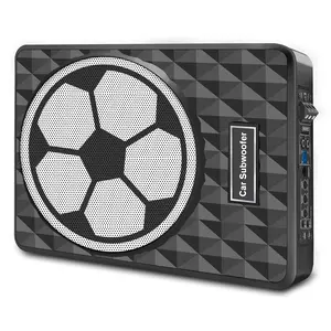 10 Inch 800W Car Subwoofer,Slim Under Seat Car Subwoofer Powered, High/Low Level Input, Car/Truck Car Audio Subwoofer Sub Built in Amplifier