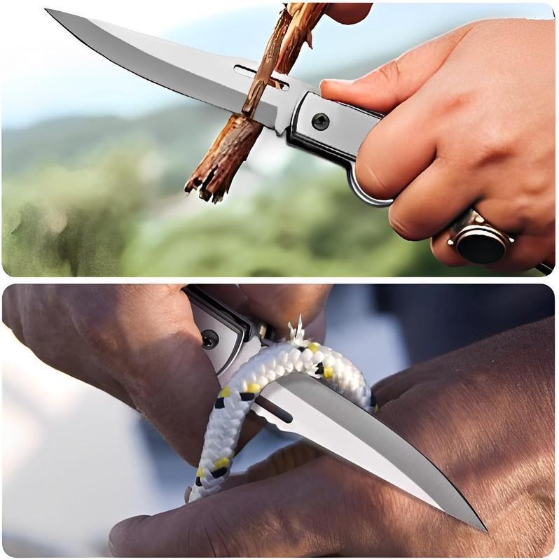 AK47 Tactical Pocket Knife – Portable Hand Tool Multipurpose Tool 5CR13MOV Steel Blade, Secure Locking System, Compact EDC Folding Knife for Hunting, Camping, Survival, and Everyday Carry – Great Gift for Men