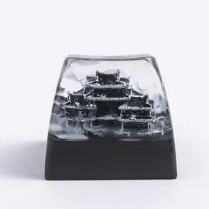 Artisn Keycap Custom Keycaps Black Samurai  Dojo Handmade  Escape Artisan Keycaps for Mechanical Keyboard Keycap Cherry MX