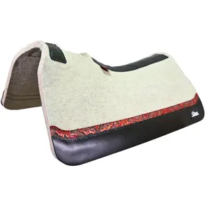 5 Star 3/4" All Around Saddle Pad w/ Inset Wear Leathers- 30"x30"