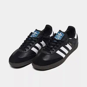 adidas Samba OG Black White Gum IE3676 Youth Fashion Shoes New