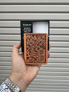 ARIAT MENS BI-FOLD WALLET - Floral