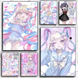 N-Needy G-Girl Poster HD Sticky Waterproof Wall Art Character Art | High Quality Print Aesthetic Home Living Bedroom Bathroom hallway Decor Trendy Room Decoration | Multiple Size Options Available