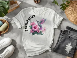Hummingbird DTF Transfer Sheets – DTFs for Tees, Hoodies & Gifts – Heat-Press Ready