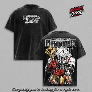 Battle Beast - Invincible Universe Graphic Tee | Vintage Clothing Washed Oversized Heavyweight T-Shirt | Anime Comic Streetwear Top Shirt | Large Back Print Graphic Tee | Heavy Cotton Unisex | Gym Pump Cover Gamer Outfit | Gift For Invincible Fans