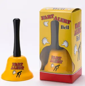 Fart Alert Hand Bell – Hilarious Gag Gift & Desktop Warning System! 💨🔔