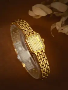Women's Elegant Watch, Geometric Design, Dial, Quartz Movement, Mineral Glass, Alloy Case, Buckle Closure, All Seasons