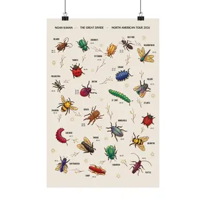 [NO FRAME] Noah The Great Divide Tour Satin Poster, Gift for Unisex