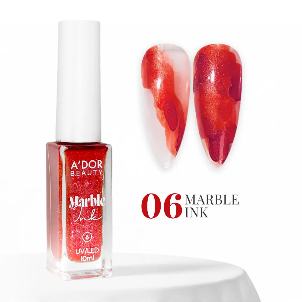 A'DOR Marble Ink - 06 - Rust Red