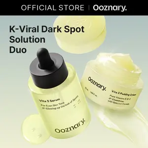 [Ooznary]  Dark Spot Solution Vita 3 Duo | Gentle Serum & Pudding Cream Set | Triple Vitamin Formula with  Pure Vitamin C Powder for Glow | Glass Skin | Dark Spot | Made in Korea