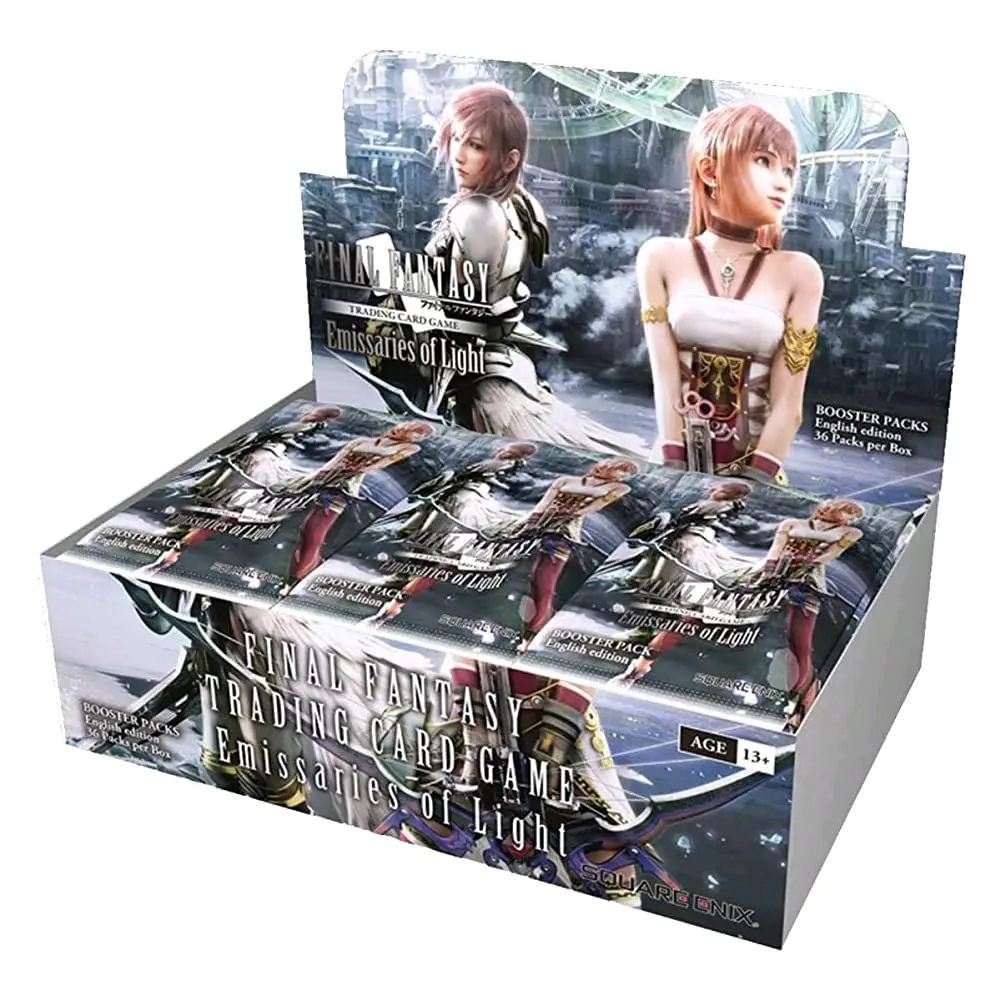 FFTCG Emissaries of Light Single Packs - Collectible Card Game with Assorted Characters, Age Rating 13+, Perfect for Collectors and Players