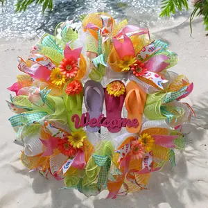 Flip Flop Summer Wreath - Flower Wreath
