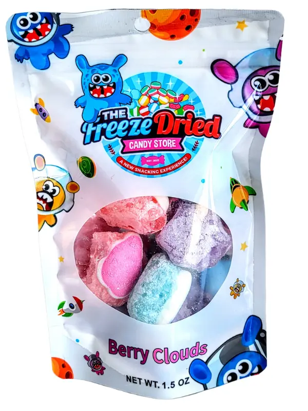 Freeze Dried Candy Crunchy Very Berry Clouds