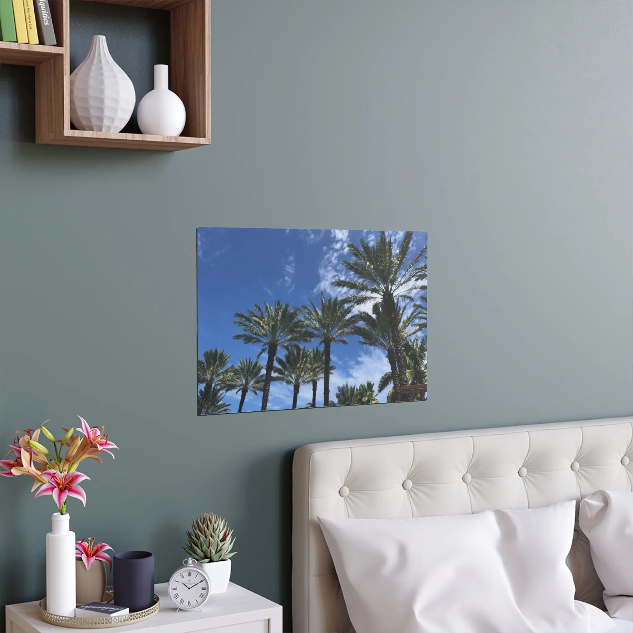 Silk Poster - Bahamas Palm Trees - Wall Art, College Dorm Decor,  Indoor Outdoor Poster, Home Wall Hanging, Tropical Poster Art, Beach