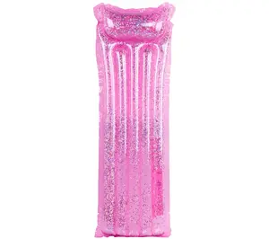 Northlight 67" Inflatable Pink Glitter Pool Lounge Float