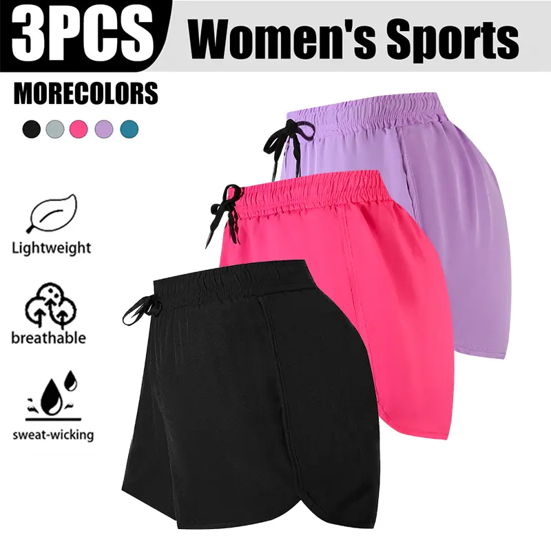 LIFE KEEPS MOVING 3-Pack Trendy Women’s Pants Elastic Waistband and Adjustable Drawstring Lightweight and Breathable Suitable for Daily Wear, Outdoor Activities, Office, Dates, Hiking, and Other Occasions