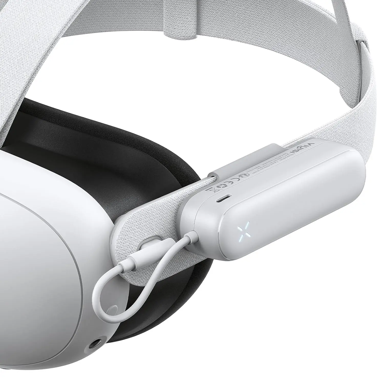 Pack for Meta Quest 3 and 2, 5000mAh Power  for Extended Playtime, Lightweight VR Charger Accessories Compatible with Oculus Quest  and Elite Straps