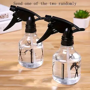 8.45oz Transparent Hair Spray Bottle, Reusable Multifunction Handheld Mist Sprayer with Scissors Design, Ideal for Salon, Gardening, Cleaning, Empty and Convenient