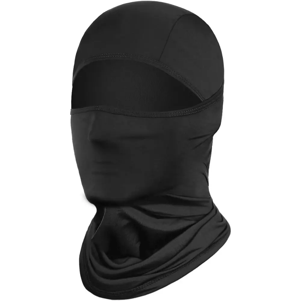 Silk Balaclava Face Mask - Lightweight UV Protector Ski Mask for Men, Motorcycle/Automotive Protective Gear, Ideal for Christmas, Birthday, Father's Day Gifting (With Wristband), Helmet Liner