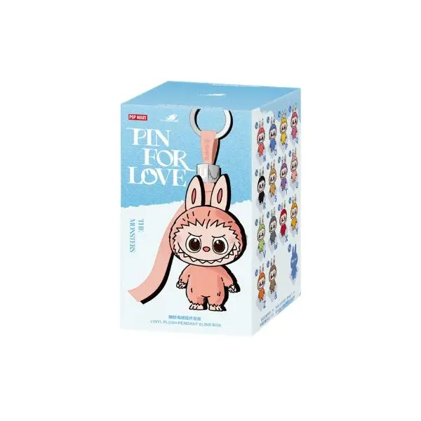 Pop Mart THE MONSTERS (Labubu) V4 Pin For Love Series - Viny
