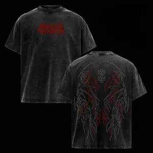 Berserk Pump Cover T-Shirt – Vintage Washed Oversized Gym Streetwear Tee, Heavy Cotton Fitness Top, Dark Aesthetic Unisex Apparel, Soft Loose Fit for Workout & Training