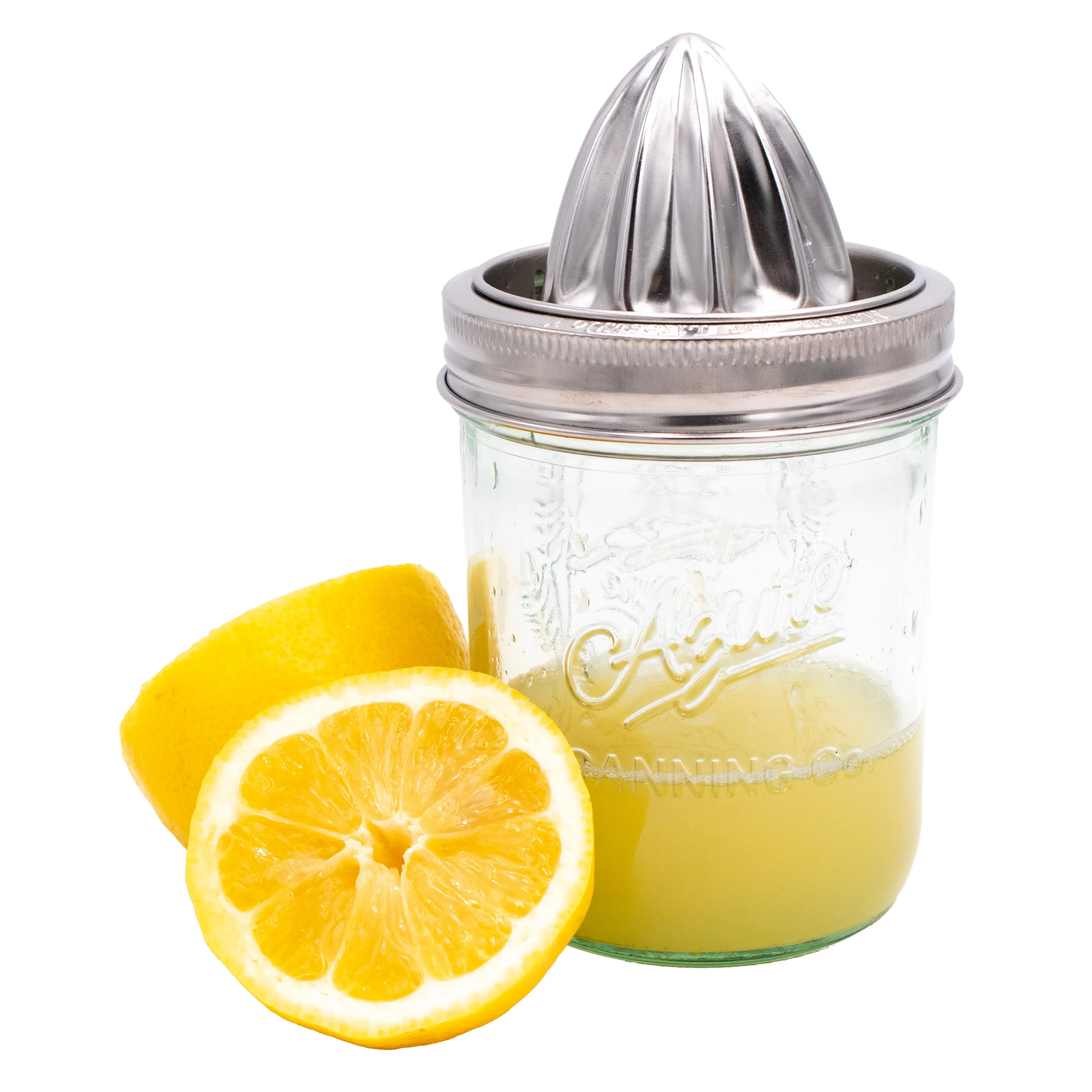 Juicing Stainless Steel Lid for Wide Mouth Mason Jars Juicing Stainless Steel Lid for Wide Mouth Mason Jars