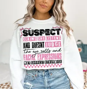 Crew neck Suspect sweatshirt
