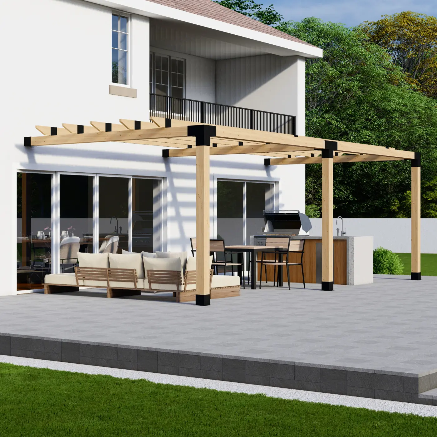 DIY Cantilever Pergola Kit