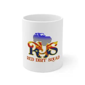 RDS 4 wheeling Ceramic Mug 11oz