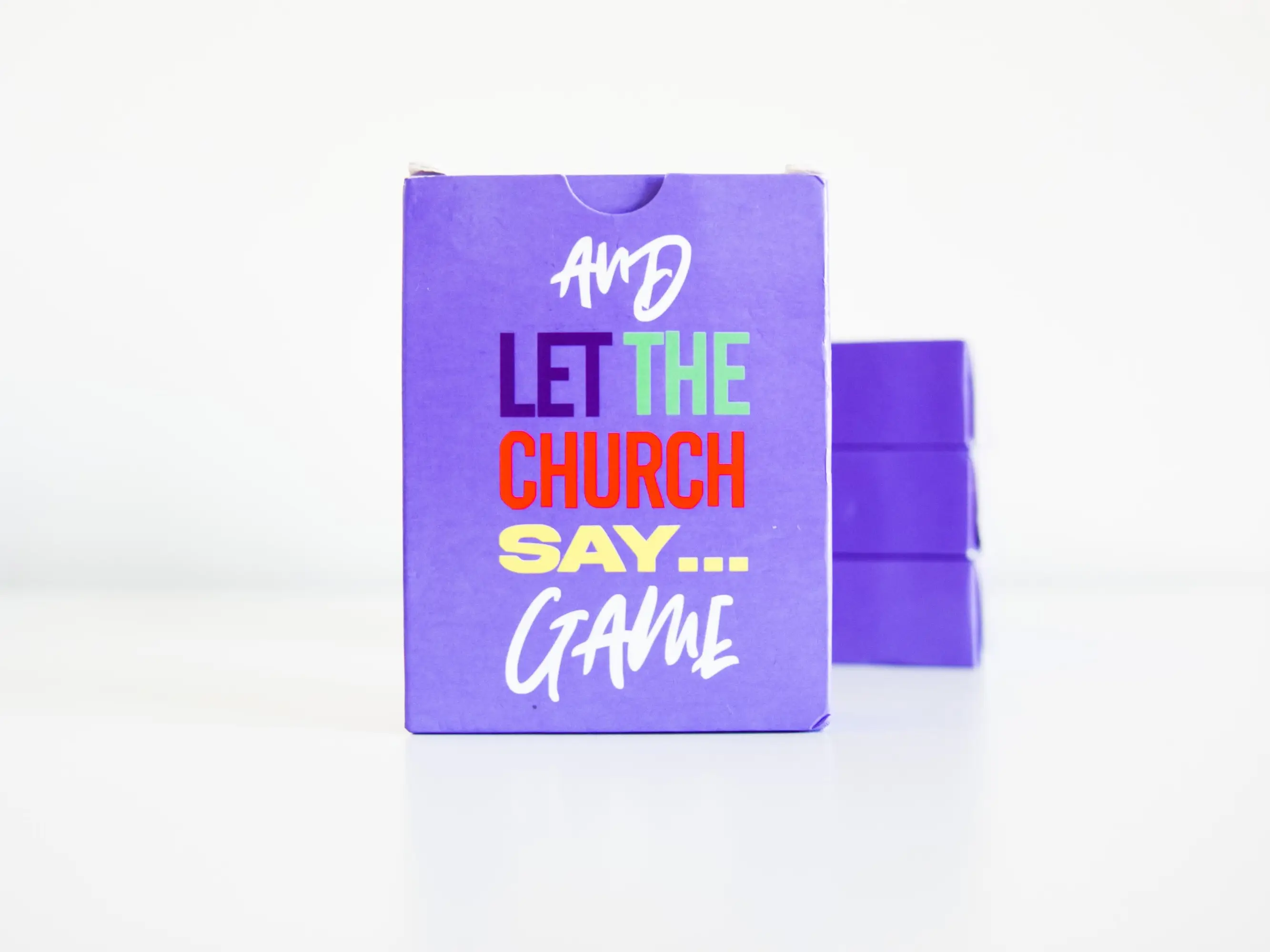 And Let The Church Say Game- Fun Christian Card Game with Thought Provoking Topics for Game Nights Bible Studies Conversation Starter or Icebreakers