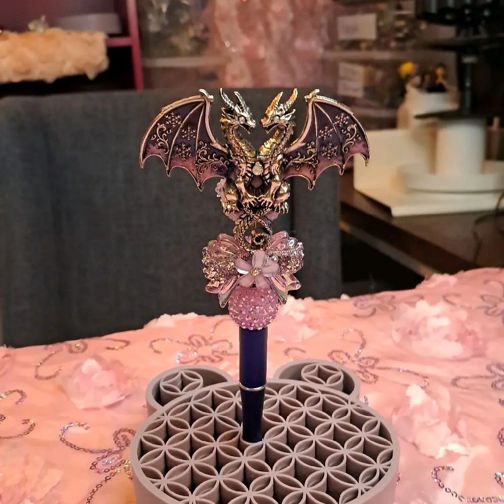 purple fancy dragon pen