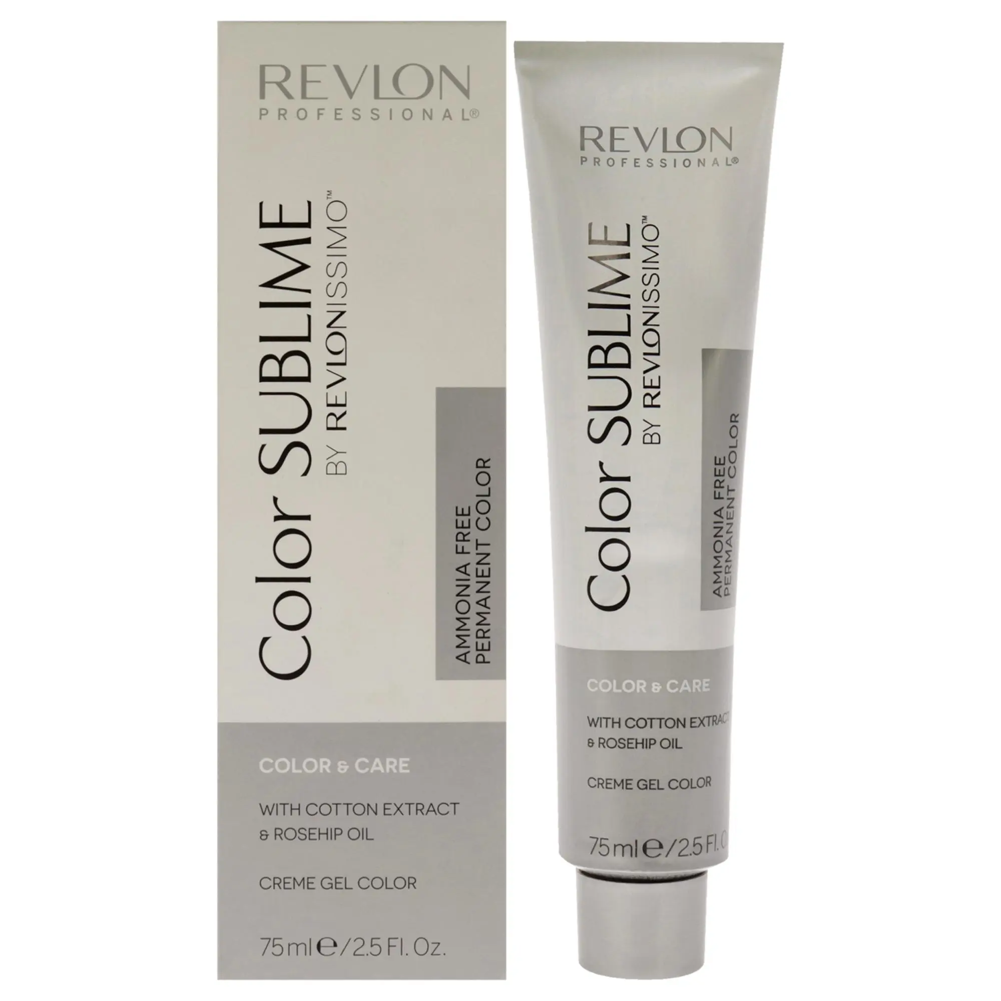 Revlon Professional Revlonissimo Color Sublime Ammonia-Free Permanent Dye, Haircare Gel with Rosehip Oil, 4.20 Intense Medium Violet Brown, 2.5 oz, 2.5Oz