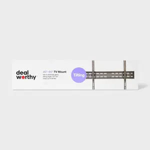 Tilting 40"- 90" TV Mount - dealworthy: Steel, 120 lbs Capacity, 12 Degree Tilt