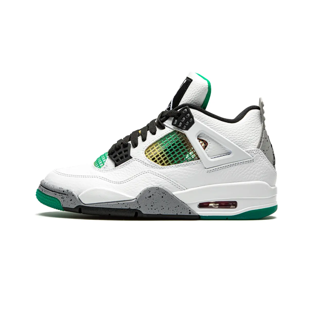 Air Jordan 4 Retro WMNS "Rasta - Lucid Green" AQ9129 100