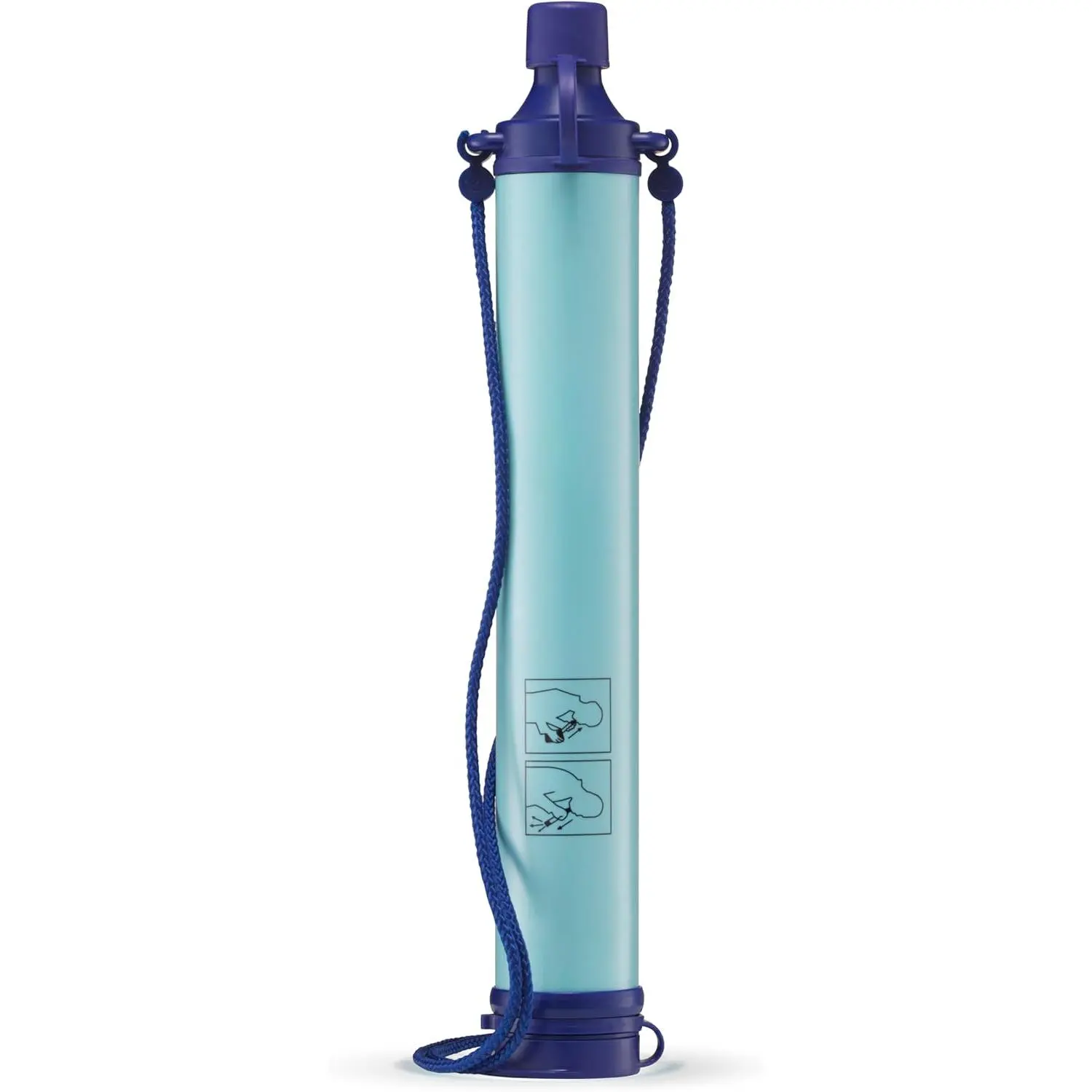 CampingEssentials Personal Water Purifier for Hiking, Camping, Travel, and Emergency Preparedness Ultralight Camping Gear