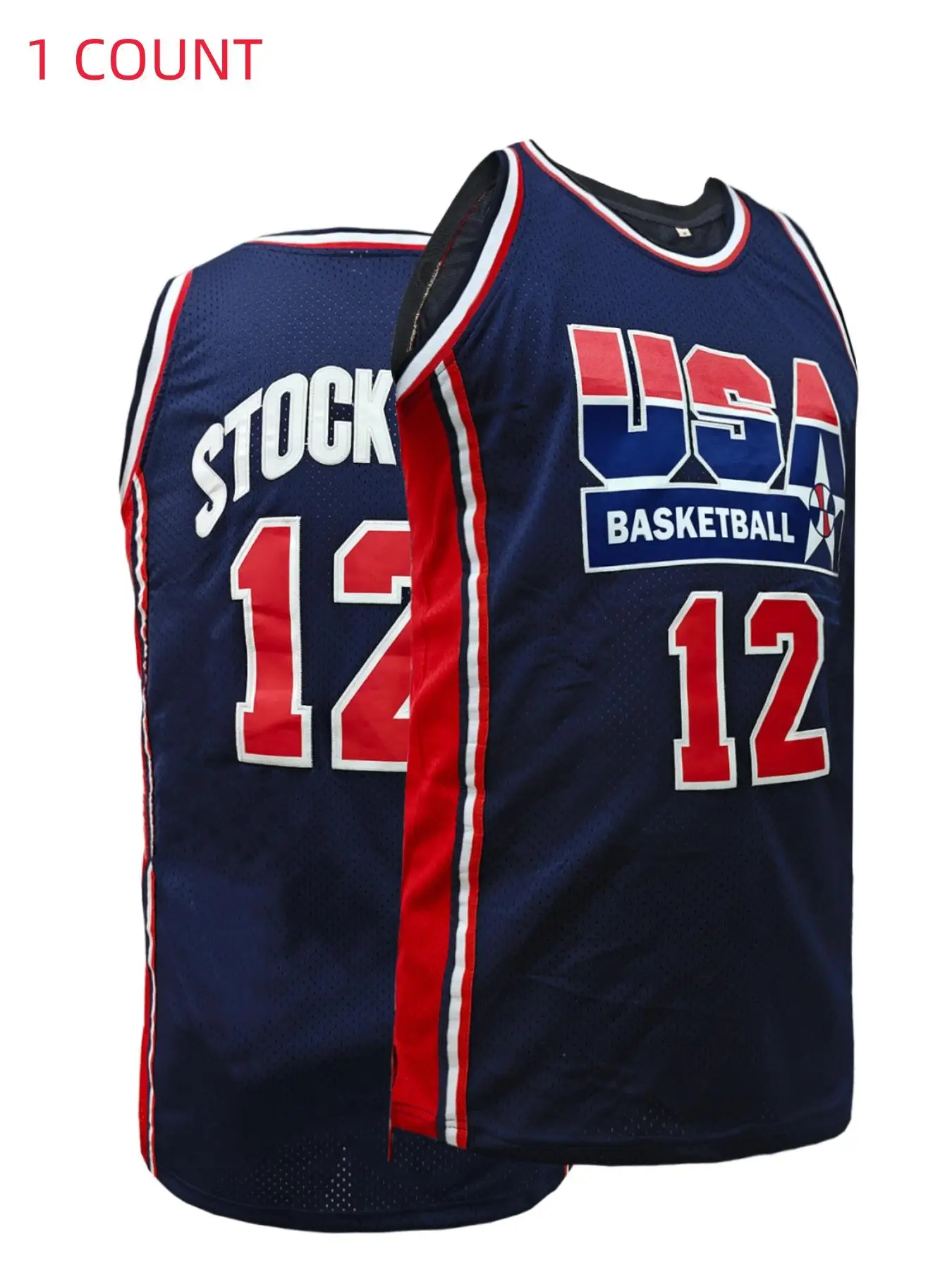 Men's Basketball Jersey, Breathable Round Neck Sportswear, Sleeveless Boys Training Uniform, Team T-shirt, Fashion Top