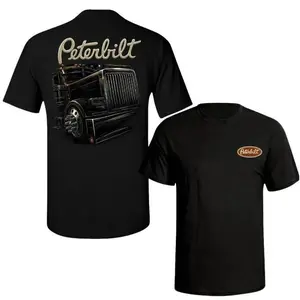TLXT Peterbilt Truck T-Shirt Bold Semi-Truck Graphic Tee for s Diesel Lovers Classic Big Rig Logo Shirt Perfect Gift for Peterbilt Enthusiasts Drivers Hauling Fans