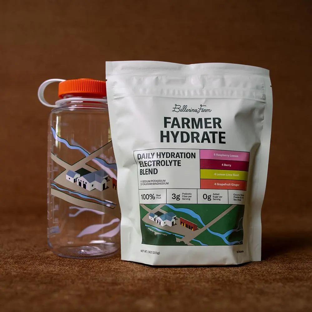 Farmer Hydrate Single Serve Variety Pack + Bottle