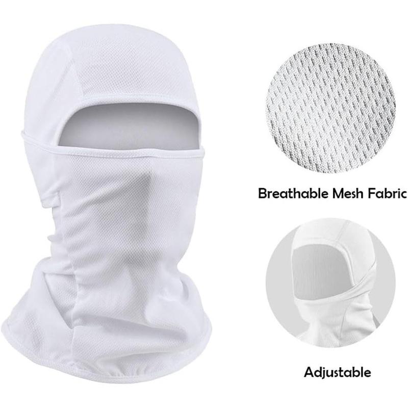 Tactical Black Full Face Mask - Lightweight Sweat-Wicking Balaclava for Biker, Cycling, Fishing & Skiing