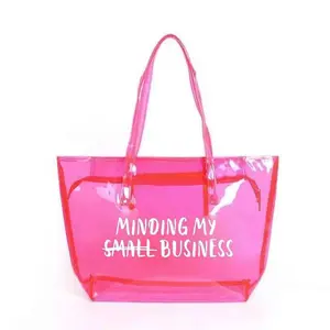 Women's Minding My Small Business Tote Bag, Stylish Tote for Daily Use