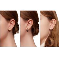 S925 Star Shape Hoop