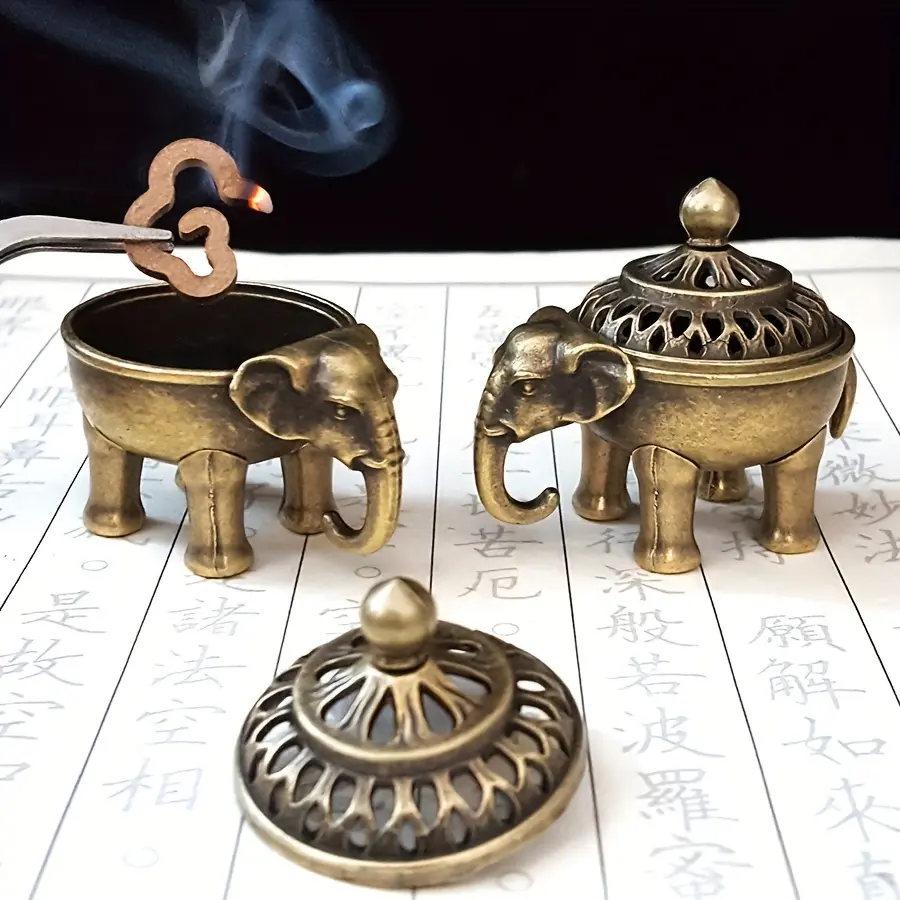 1pc Auspicious Incense Holder That Adds a Touch of Zen Culture to Your Home Corner, Suitable for Decoration in Yoga, Meditation, Sitting, Tea Rooms, And Clubs. It Makes a Great Gift for Thanksgiving, Christmas, Halloween, Easter, And Hanukkah